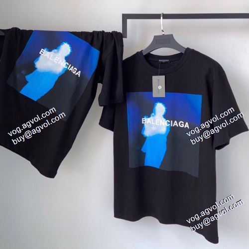 大人キレイに仕立てる 2021春夏 バレンシアガ BALENCIAGA バレンシアガスーパーコピー 激安 半袖Tシャツ 抜群な楽チン感ある大定番