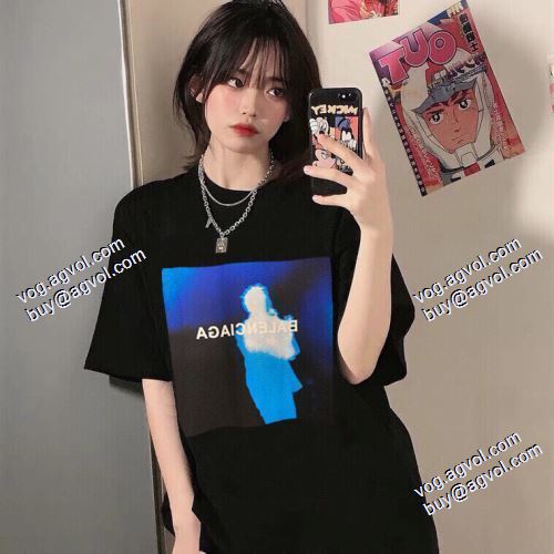 大人キレイに仕立てる 2021春夏 バレンシアガ BALENCIAGA バレンシアガスーパーコピー 激安 半袖Tシャツ 抜群な楽チン感ある大定番