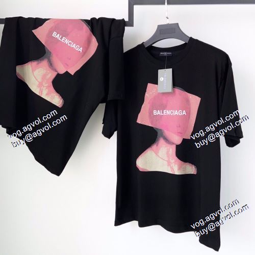 上質 2021春夏 バレンシアガ BALENCIAGA もっとも高い人気を誇る 半袖Tシャツ バレンシアガスーパーコピー