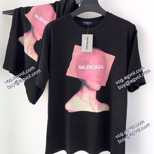 上質 2021春夏 バレンシアガ BALENCIAGA もっとも高い人気を誇る 半袖Tシャツ バレンシアガスーパーコピー