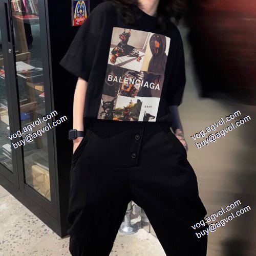特別人気感謝SALE　2021春夏 バレンシアガ BALENCIAGA 半袖Tシャツ バレンシアガブランドコピー コーデ 知的なムードを演出