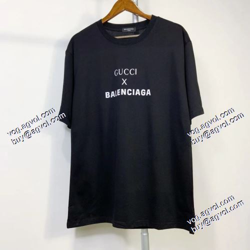 雑誌掲載アイテム 2021春夏 半袖Tシャツ バレンシアガ BALENCIAGAコピー 洗練を十分に演出する 2色可選
