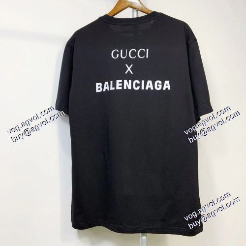 雑誌掲載アイテム 2021春夏 半袖Tシャツ バレンシアガ BALENCIAGAコピー 洗練を十分に演出する 2色可選