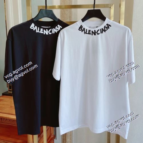 最安値！ バレンシアガ BALENCIAGA 半袖Tシャツ 2021春夏 2色可選 BALENCIAGAコピーブランド 高級感漂わせる