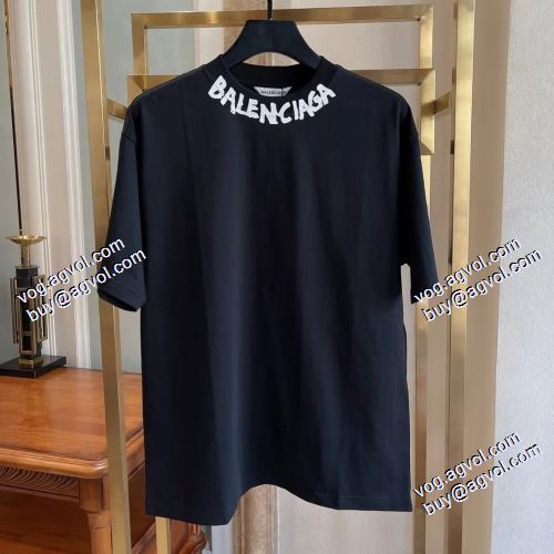 最安値！ バレンシアガ BALENCIAGA 半袖Tシャツ 2021春夏 2色可選 BALENCIAGAコピーブランド 高級感漂わせる