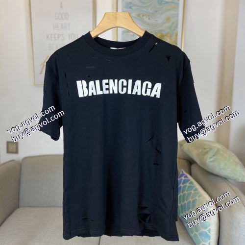 お買い得品 2021春夏 バレンシアガ 半袖Tシャツ 3色可選 BALENCIAGA偽物ブランド 優美なお出かけスタイル