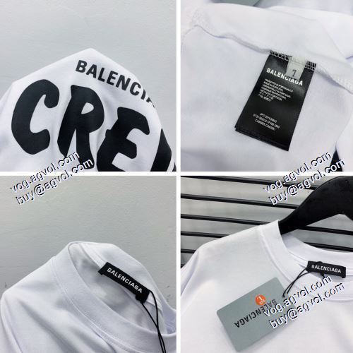 2021 半袖Tシャツ 追跡付/関税無 バレンシアガ BALENCIAGA 2色可選 BALENCIAGAブランドスーパーコピー 優しい色合い