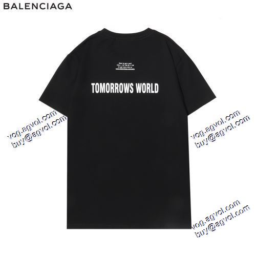2021春夏 高級感ある バレンシアガ BALENCIAGAブランドコピー  半袖Tシャツ 2色可選 秋のお出かけに最適