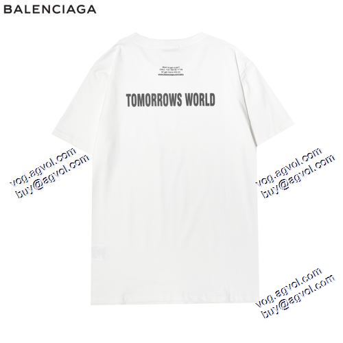 2021春夏 高級感ある バレンシアガ BALENCIAGAブランドコピー  半袖Tシャツ 2色可選 秋のお出かけに最適