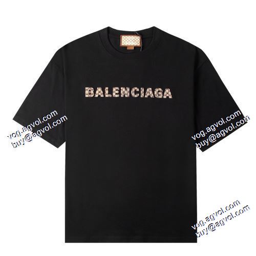 大人っぼい BALENCIAGA バレンシアガ 柔らかな質感 半袖Tシャツ 2色可選 2021春夏 バレンシアガコピー ブランド