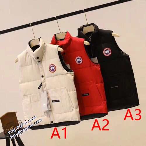 3色可選 ダウンジャケット ベスト 2021秋冬 着心地よい すっきり着膨れしない カナダグース Canada Goose 使い勝手が良く カナダグースブランド 偽物 通販 もっとも高い人気を誇る カジュアルに着こなせるデザイン
