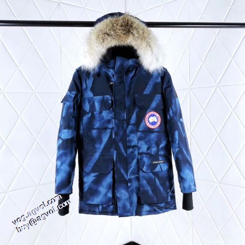 ダウンジャケット ベスト 2021秋冬 ロングコート 防風性に優れ カナダグース Canada Goose 機能性も備えたアイテム フード取り外し不可 ダウンプレミアムダウンジャケット 取り外し可能なファーカラー