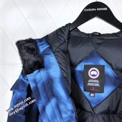 ダウンジャケット ベスト 2021秋冬 ロングコート 防風性に優れ カナダグース Canada Goose 機能性も備えたアイテム フード取り外し不可 ダウンプレミアムダウンジャケット 取り外し可能なファーカラー