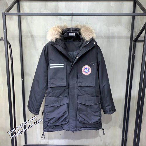 カナダグース Canada Goose 3色可選 カナダグース偽物ブランド 2021秋冬 フィルパワーの高い フードづき 完成度の高い逸品 ライトダウンジャケット 防風性に優れ ポケットづき ロングコート