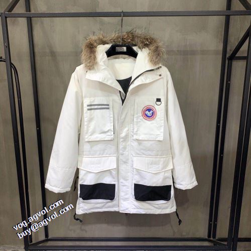 カナダグース Canada Goose 3色可選 カナダグース偽物ブランド 2021秋冬 フィルパワーの高い フードづき 完成度の高い逸品 ライトダウンジャケット 防風性に優れ ポケットづき ロングコート