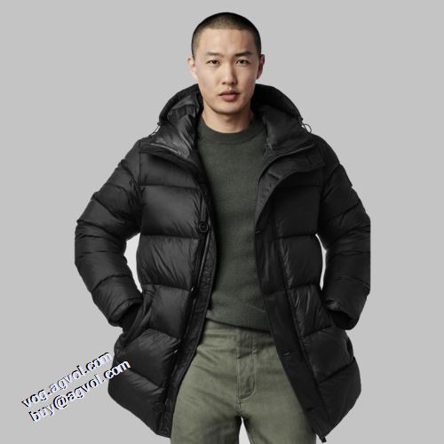 カナダグース Canada Goose 2021秋冬 カナダグースコピーブランド 人気ブランド 3色可選 メンズ ダウンジャケット ふわふわな感触 フードづき
