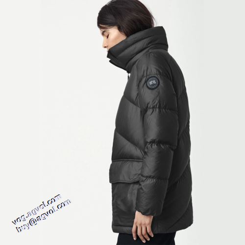 耐久性に優れ カナダグースコピー ブランド 軽量ダウンジャケット  カナダグース Canada Goose ステンカラー 2021秋冬 ポケットづき 汚れしにくい 大人っぼい 