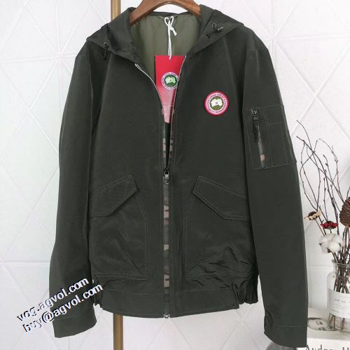 ジャケット 着心地抜群 カナダグース Canada Goose 2021秋冬 カナダグースブランドコピー フード付きコート ポケット付