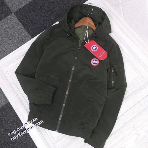 ジャケット 着心地抜群 カナダグース Canada Goose 2021秋冬 カナダグースブランドコピー フード付きコート ポケット付
