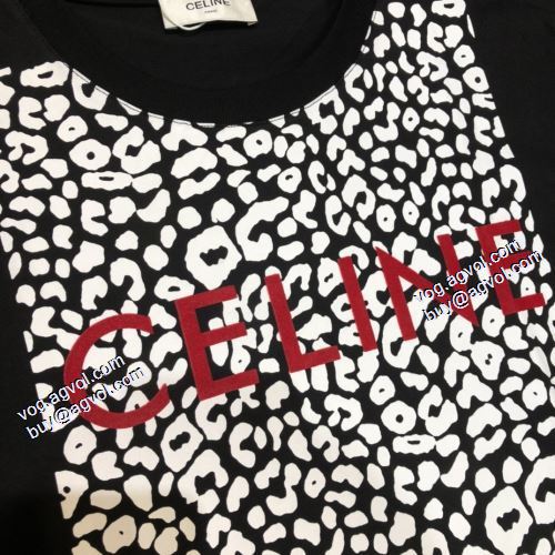 セリーヌブランドスーパーコピー 個性的なデザ 2021秋冬 セリーヌ CELINE 2色可選 半袖Tシャツ シンプル