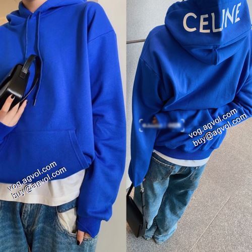 パーカー 今買い◎得 2021秋冬 セリーヌ CELINE セリーヌスーパーコピー 激安 ペアパーカー