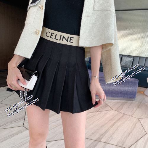 サイズ豊富 2021秋冬 セリーヌ CELINE セリーヌ偽物ブランド スカート
