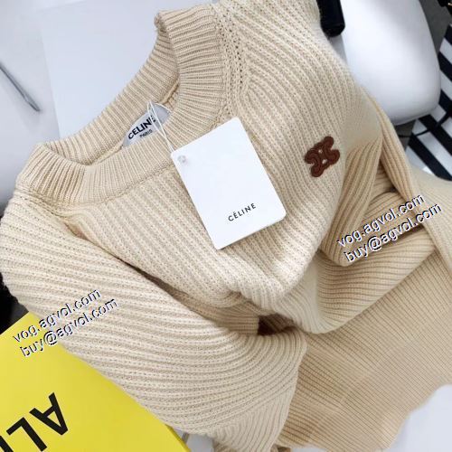 超目玉 2021秋冬 セリーヌ CELINE セリーヌブランドスーパーコピー セーター 程よい厚み
