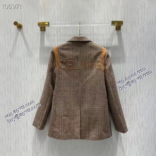 セリーヌスーパーコピー 2021秋冬 セリーヌ CELINE 大好評 ジャケット 防寒機能ある