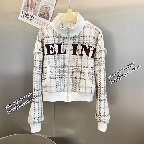 セリーヌ偽物ブランド 2021秋冬 セリーヌ CELINE セール中 ジャケット 可愛い見た目
