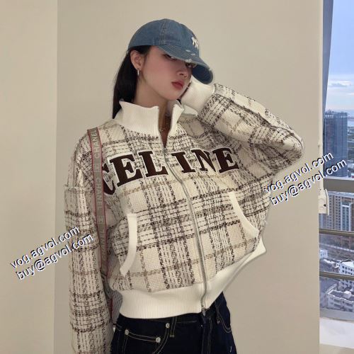 セリーヌ偽物ブランド 2021秋冬 セリーヌ CELINE セール中 ジャケット 可愛い見た目