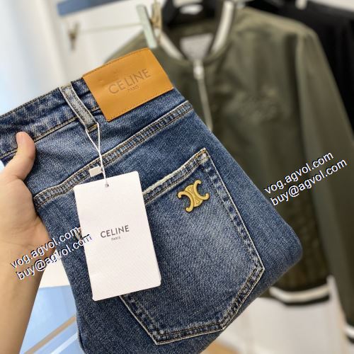 ストレートデニムパンツ 人気販売中 2021秋冬 セリーヌスーパーコピー デニムパンツ セリーヌ CELINE
