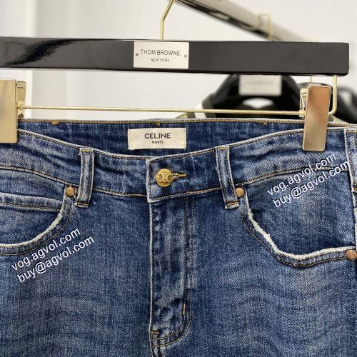 ストレートデニムパンツ 人気販売中 2021秋冬 セリーヌスーパーコピー デニムパンツ セリーヌ CELINE