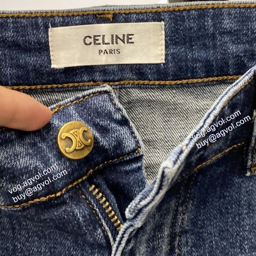 ストレートデニムパンツ 人気販売中 2021秋冬 セリーヌスーパーコピー デニムパンツ セリーヌ CELINE