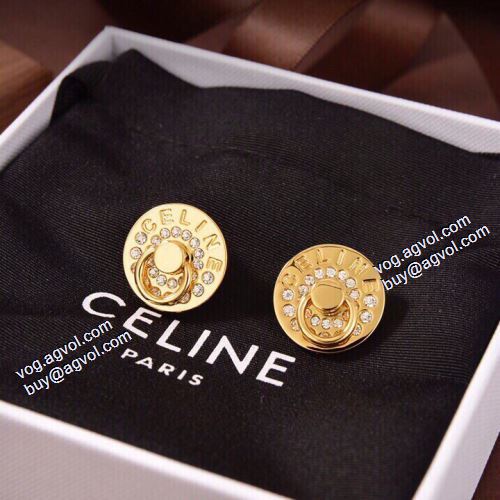 2021 セリーヌ CELINE ピアス 希少価値大！セリーヌコピーブランド キャッチ付き