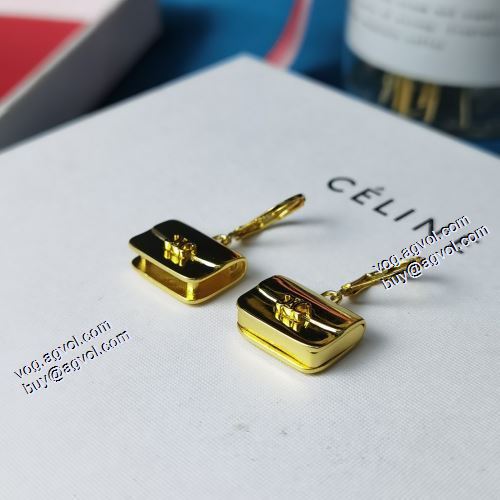 イヤリング フック ピアス 2021 セリーヌ CELINE 個性的なデザ セリーヌブランドコピー きらめく
