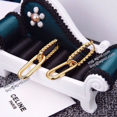 サイズ豊富 オリジナルデザイン セリーヌブランドコピー イヤリング 2021 セリーヌ CELINE