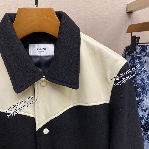 人気販売中 2021秋冬 セリーヌ CELINE ジャケット 適度な厚み セリーヌスーパーコピー