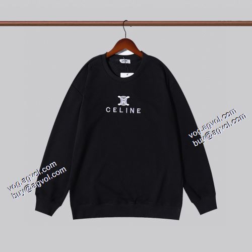 2021秋冬 セリーヌ CELINE 2色可選 プルオーバーパーカー 高品質 人気 セリーヌ偽物ブランド 英字