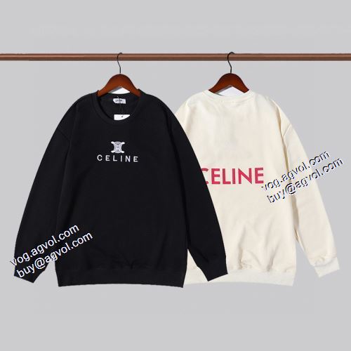 2021秋冬 セリーヌ CELINE 2色可選 プルオーバーパーカー 高品質 人気 セリーヌ偽物ブランド 英字