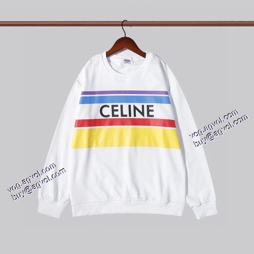 スタイリッシュ 2021秋冬 セリーヌ CELINE 高級感ある プルオーバーパーカー 2色可選 セリーヌスーパーコピー 代引