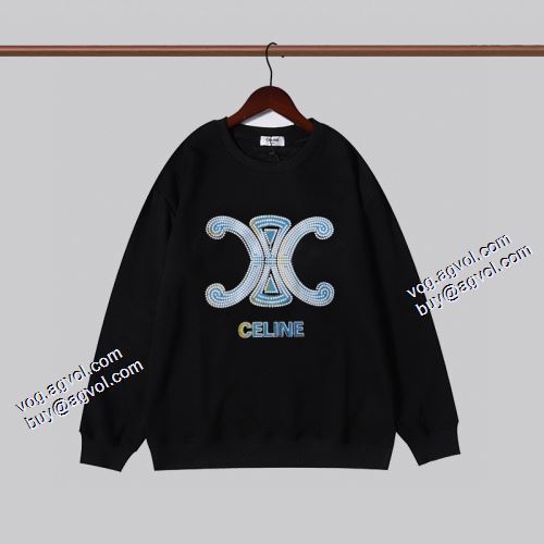 プルオーバーパーカー 2色可選 2021秋冬 セリーヌ CELINE 綺麗に決まるフォルム！セリーヌブランドスーパーコピー 大好評