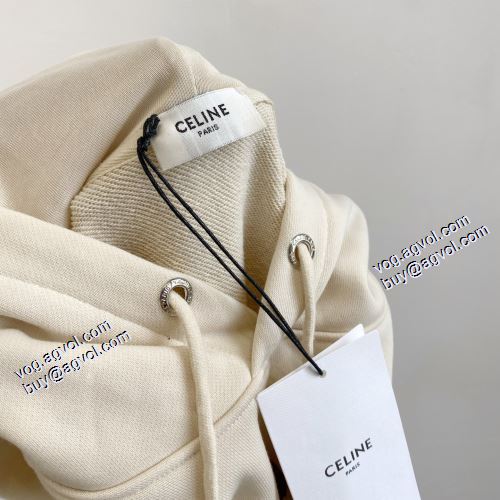 個性的なデザ パーカー セリーヌブランドコピー2021秋冬 セリーヌ CELINE スタイリッシュ