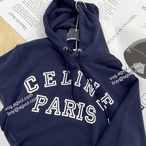 パーカー 上品上質 セリーヌコピー ブランド 程よい厚み 2021秋冬 セリーヌ CELINE上品上質