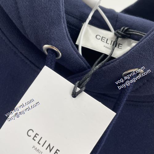 パーカー 上品上質 セリーヌコピー ブランド 程よい厚み 2021秋冬 セリーヌ CELINE上品上質