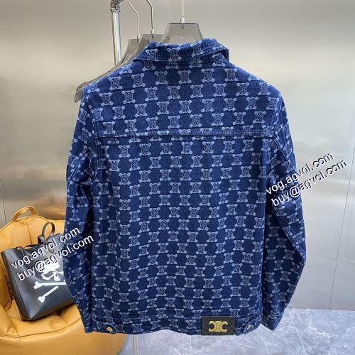 人目を惹くデザイン 2021秋冬 セリーヌ CELINE セリーヌスーパーコピー 代引 デニムジャケット 今買い◎得