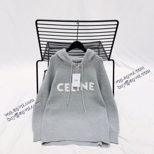 2021秋冬 セリーヌ CELINE プルオーバーパーカー サイズ豊富 セリーヌブランドコピー 風合いの出る