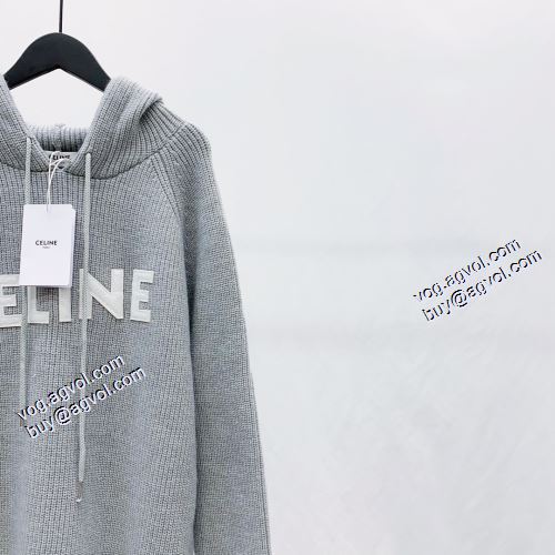 2021秋冬 セリーヌ CELINE プルオーバーパーカー サイズ豊富 セリーヌブランドコピー 風合いの出る
