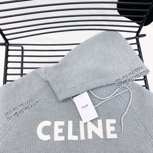 2021秋冬 セリーヌ CELINE プルオーバーパーカー サイズ豊富 セリーヌブランドコピー 風合いの出る