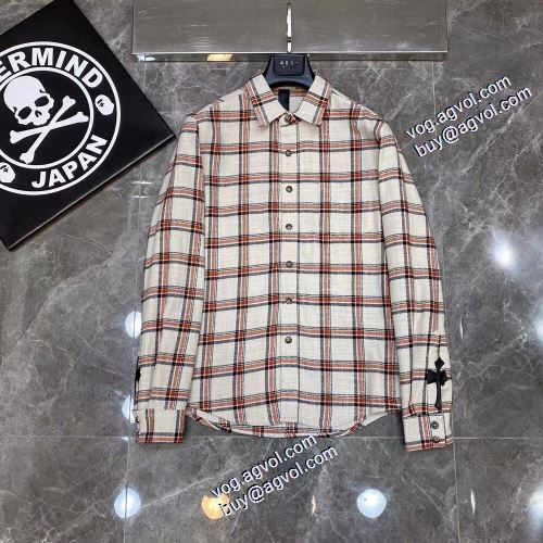 2021秋冬 長袖シャツ  オリジナル クロムハーツ CHROME HEARTS 上品な輝きを放つ形 クロムハーツコピー チェック