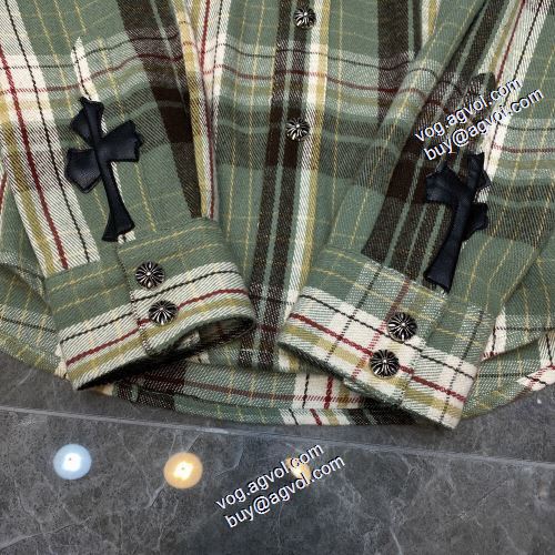耐久性のある 2021秋冬 クロムハーツ CHROME HEARTS 2色可選 クロムハーツコピー ブランド デザイン性の高い 長袖シャツ